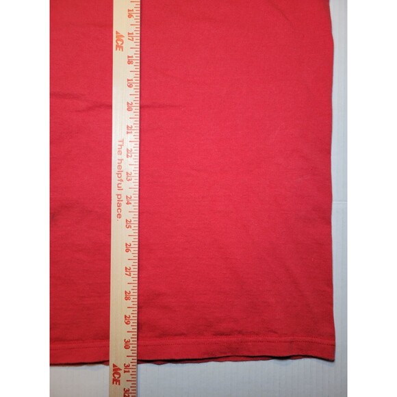 VINTAGE Boston Red Sox Shirt Mens 2XL Red Cooperstown Collection MLB Majestic - Picture 9 of 10